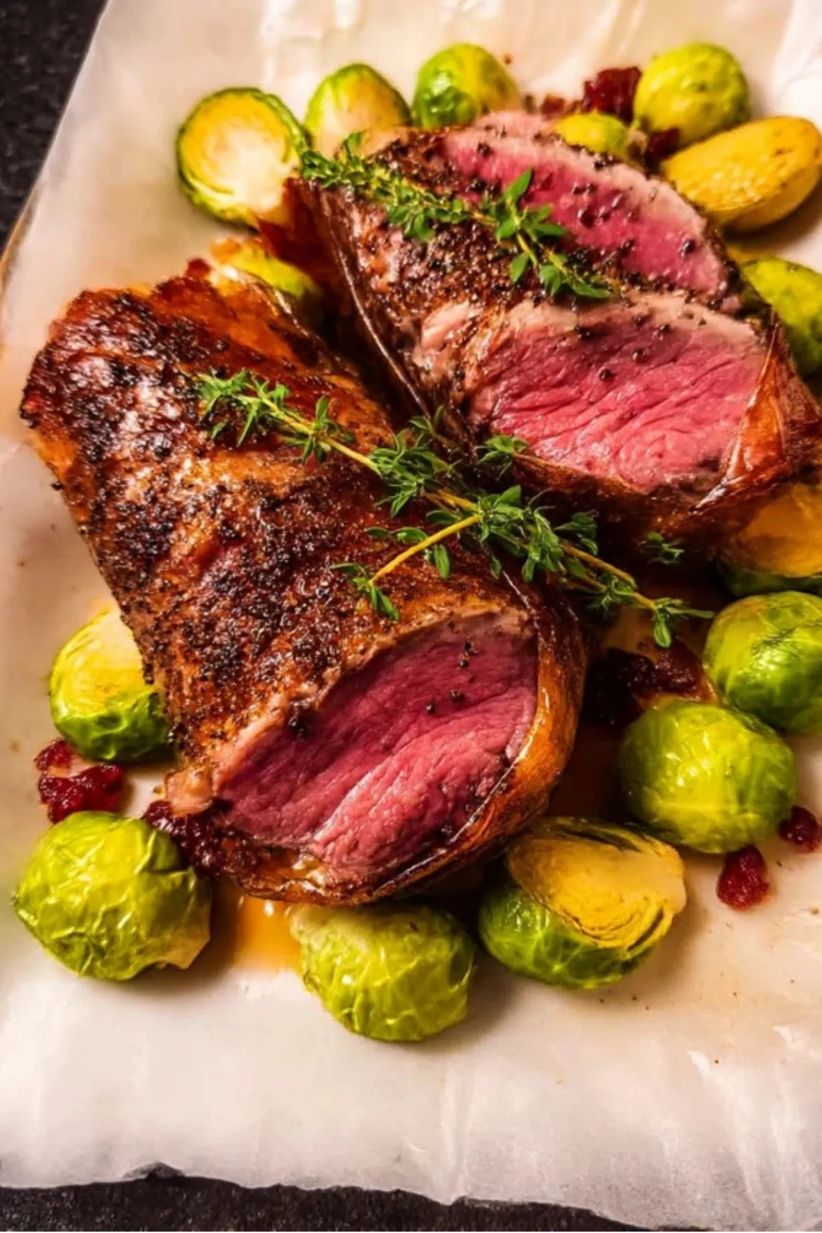 Gänsebrust im Bratschlauch