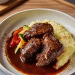 Geschmorte Ochsenbäckchen