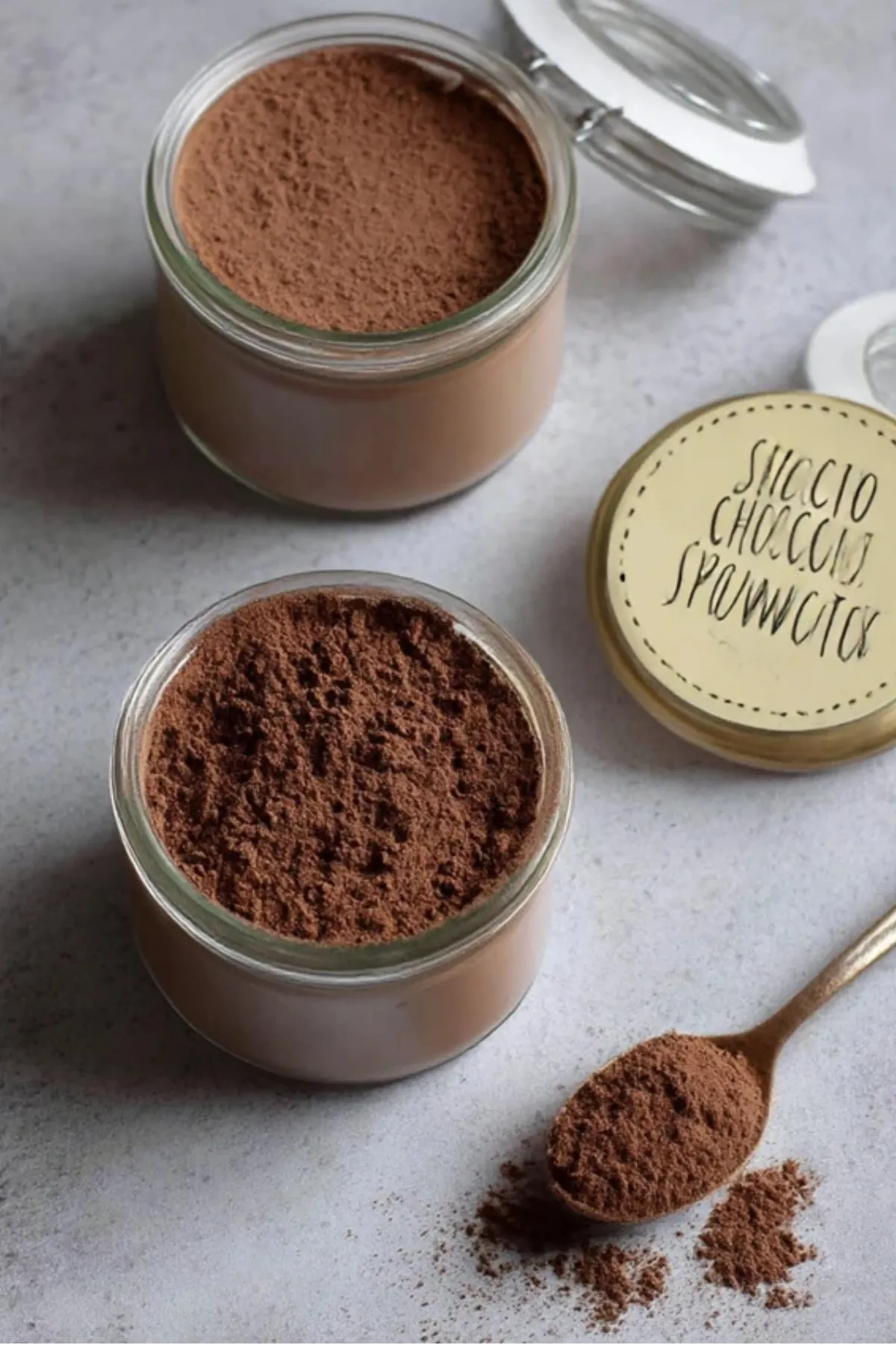 Heiße Schokolade Pulver