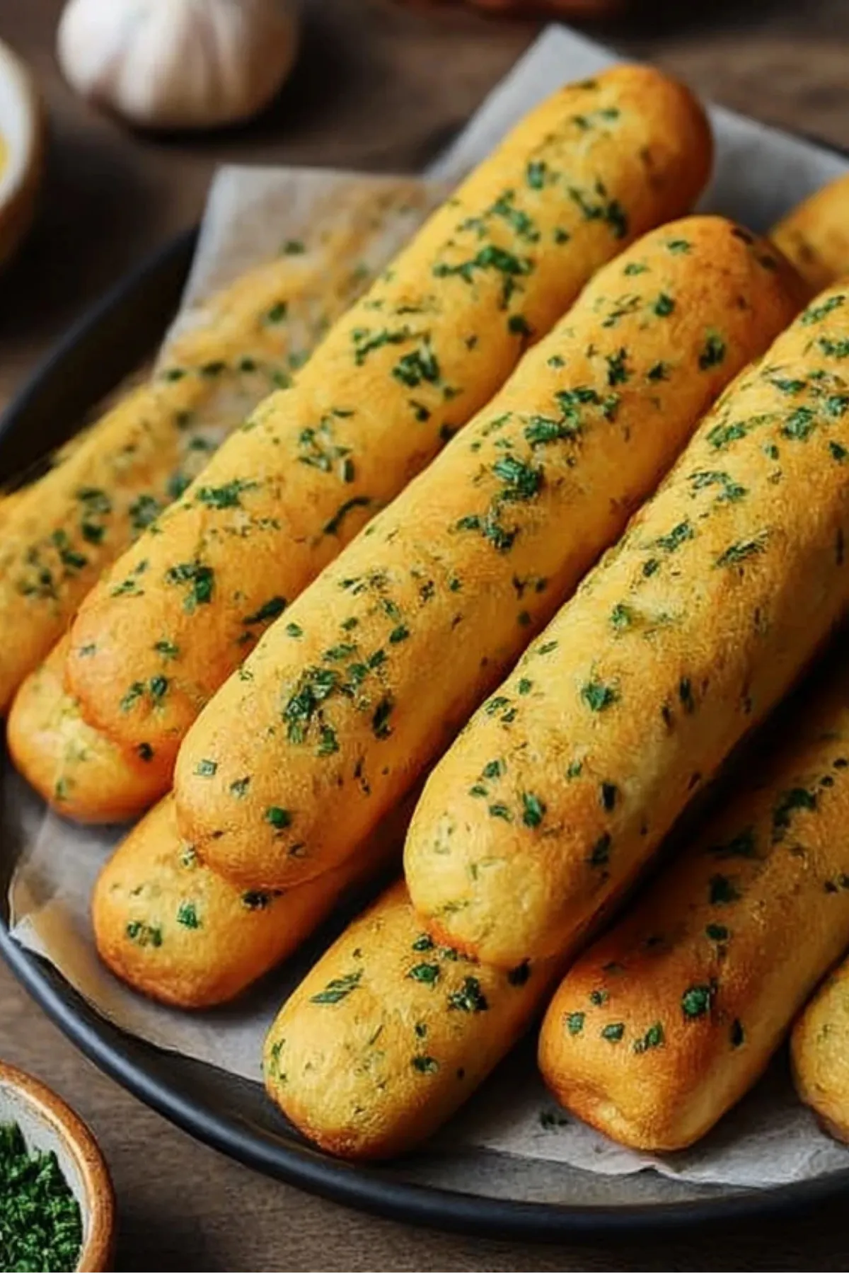 Knoblauchbrot-Stangen