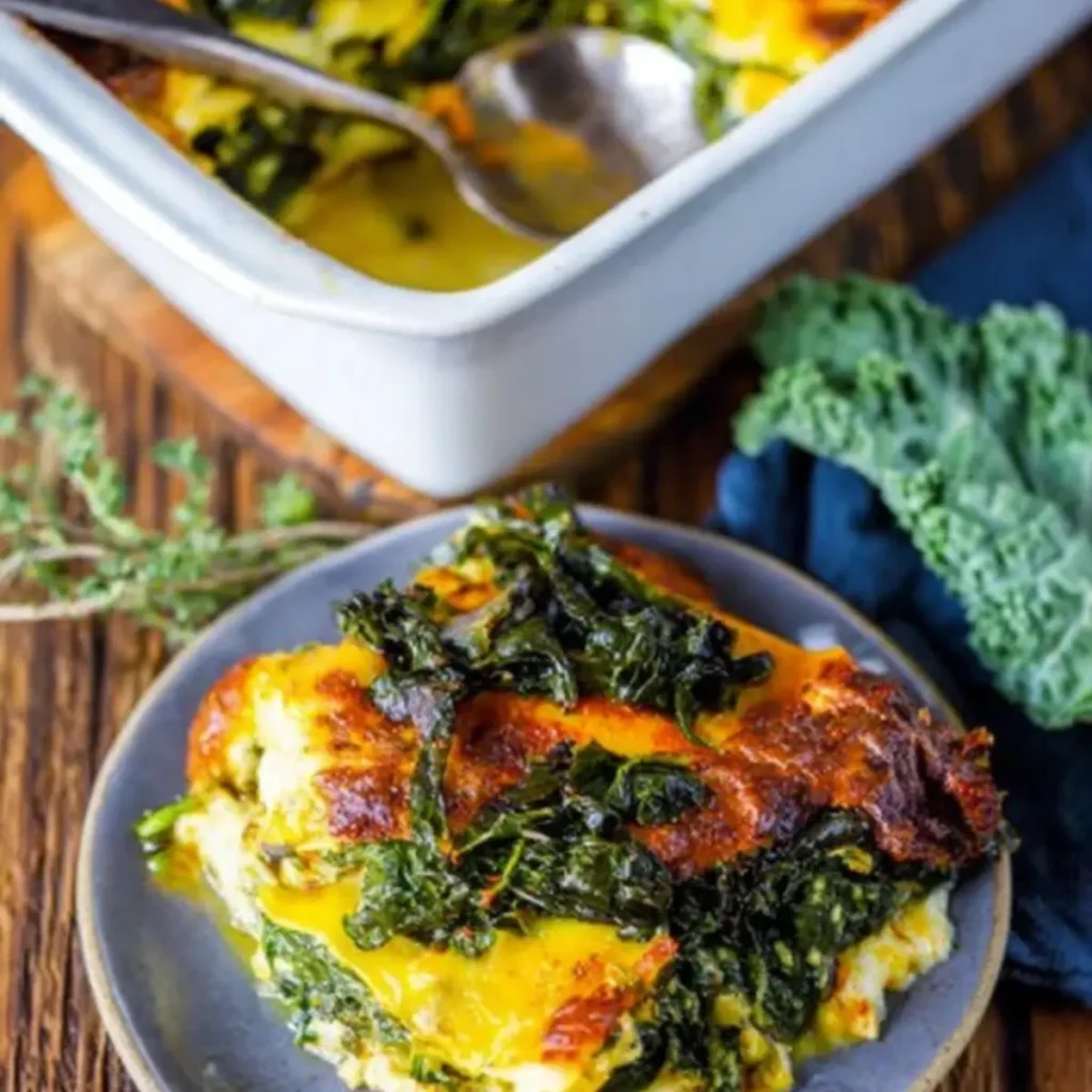 Grünkohl-Lasagne