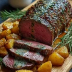 Knoblauch-Kräuter-Rinderbraten