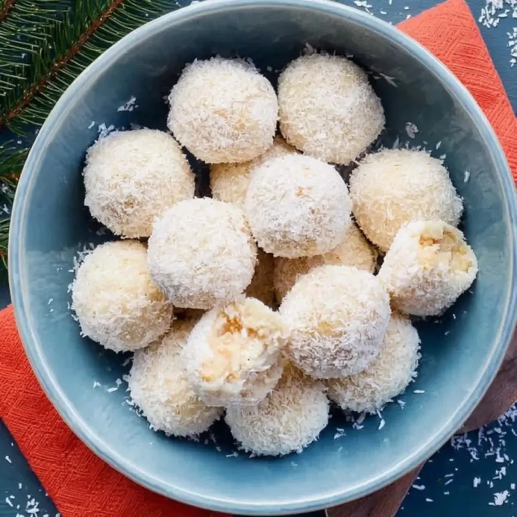 Schneebälle mit Kokos