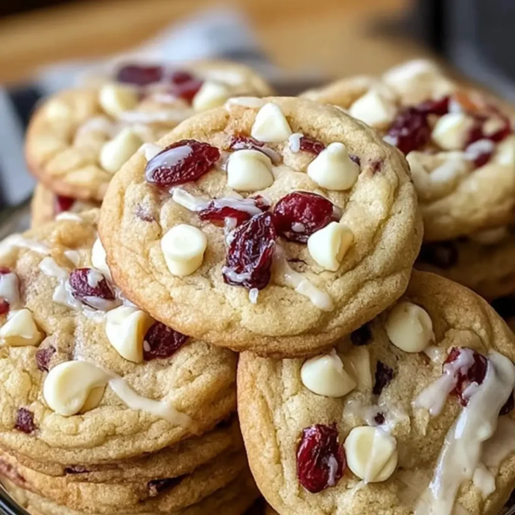 Weiße Schokolade Cranberry Cookies