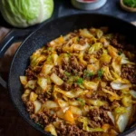 Weißkohl-Hackfleisch-Pfanne