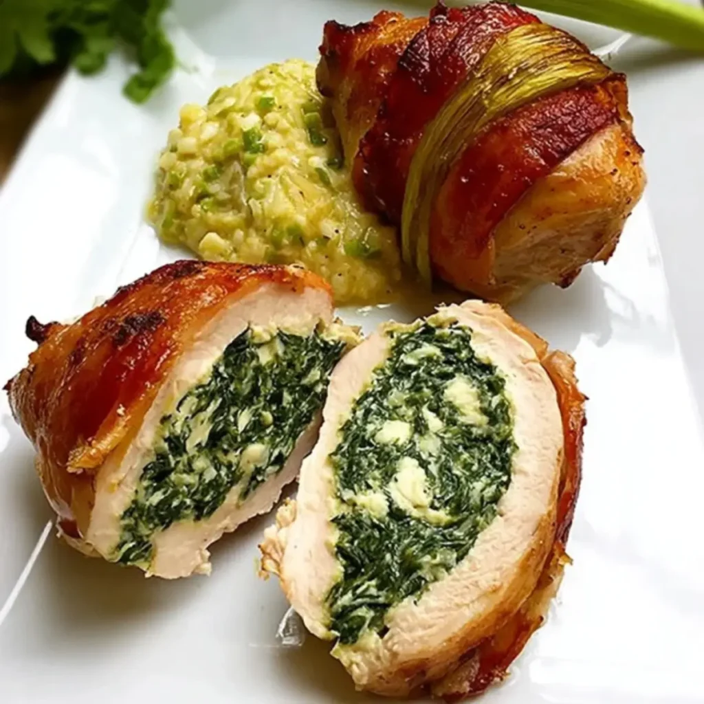 Bärlauch-Hähnchen-Rouladen