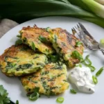 Knusprige Bärlauch-Kartoffel-Puffer