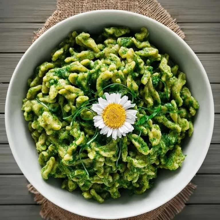 Bärlauchspätzle vegan ohne Ei