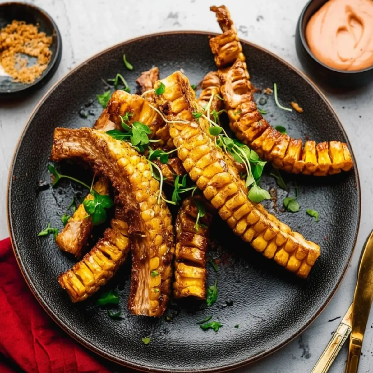 Corn Ribs vom Grill mit würziger Marinade - DailyRezepte