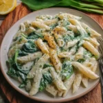 Cremige Bärlauch Pasta