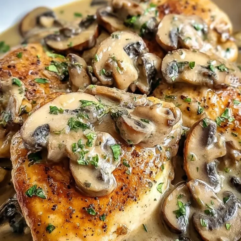 Cremiges Pilz-Hühnchen