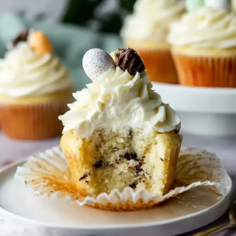 Eierlikör Cupcakes mit Sahnetopping