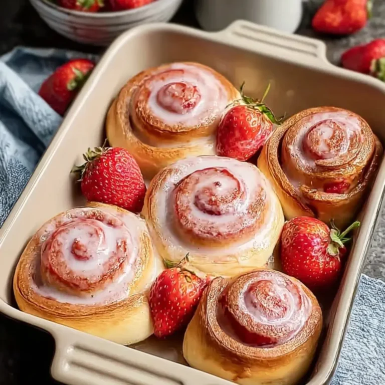 Erdbeer-Zimt-Schnecken