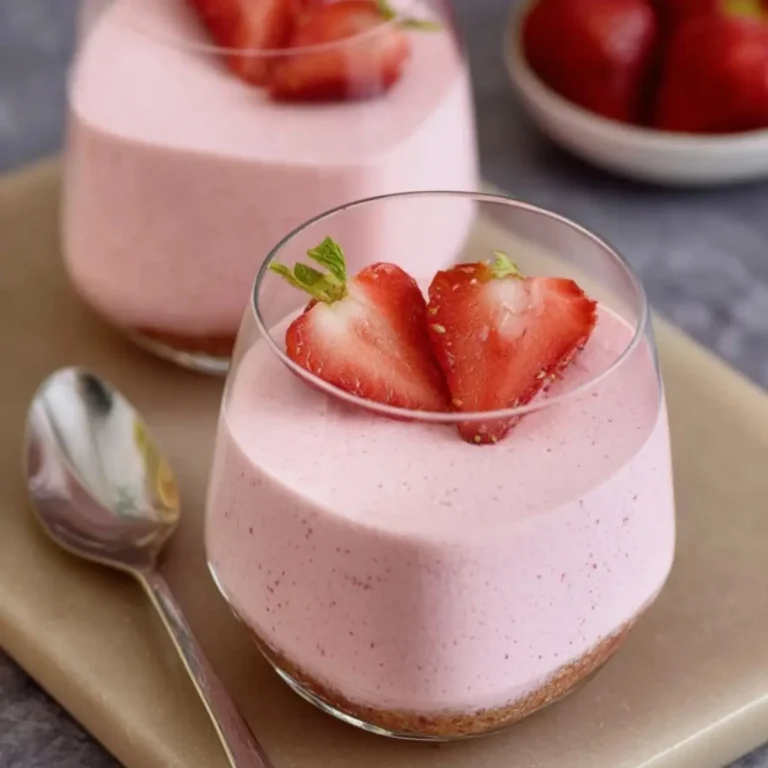 Erdbeermousse