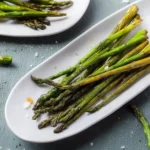 Gebratener grüner Spargel