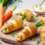Gefüllte Blätterteig-Möhren