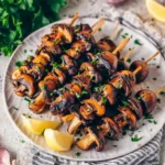 Gegrillte Pilz-Spieße