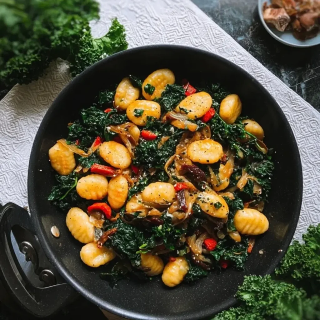 Gnocchi-Grünkohl-Pfanne