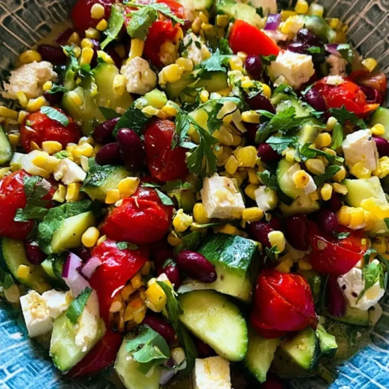 Grillsalat mit Hirtenkäse