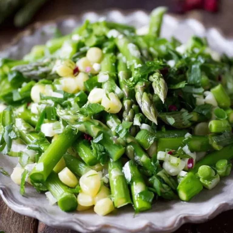 Grüner Spargel Salat