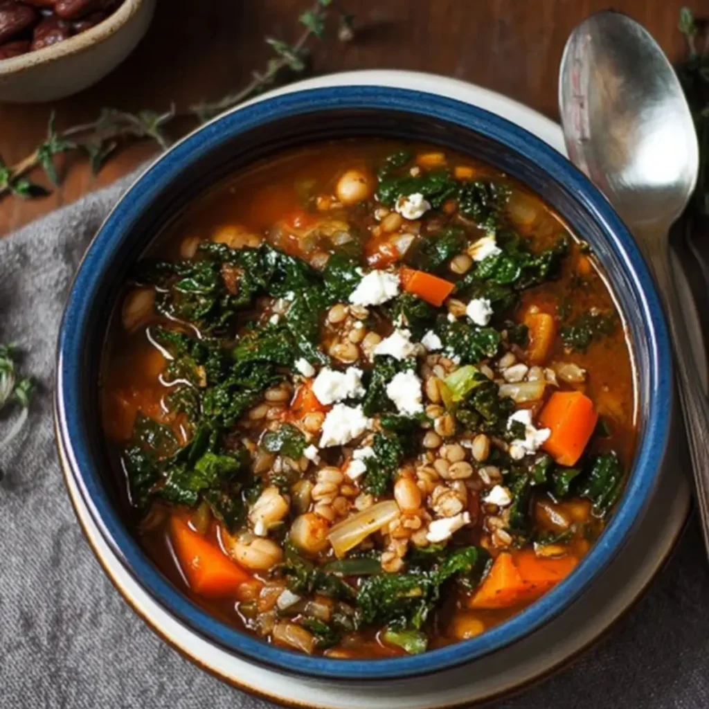 Grünkohl-Dinkel-Eintopf