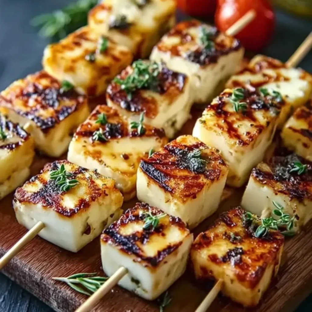 Halloumi-Spieße