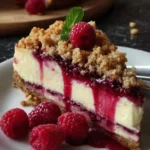 Himbeer Käsekuchen mit Streuseln