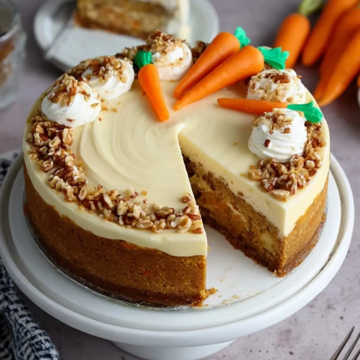 Karottenkuchen-Cheesecake