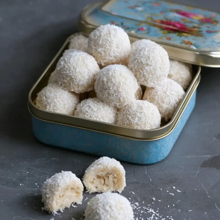 Kokosnuss Schneeball Plätzchen