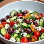 Mediterraner Salat zum Grillen