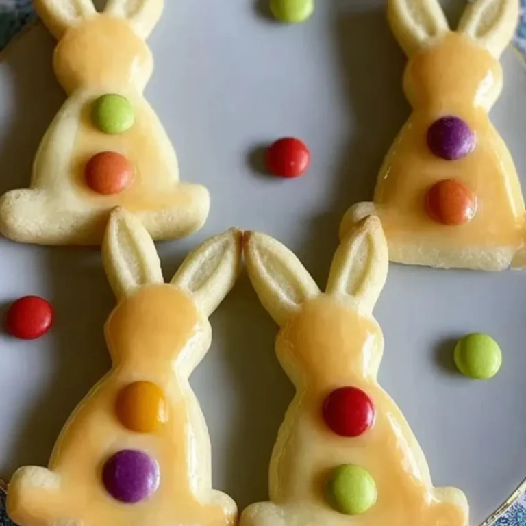 Osterhasen mit Orangenglasur und Smarties