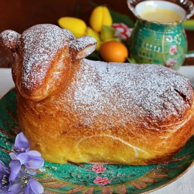 Osterlamm backen