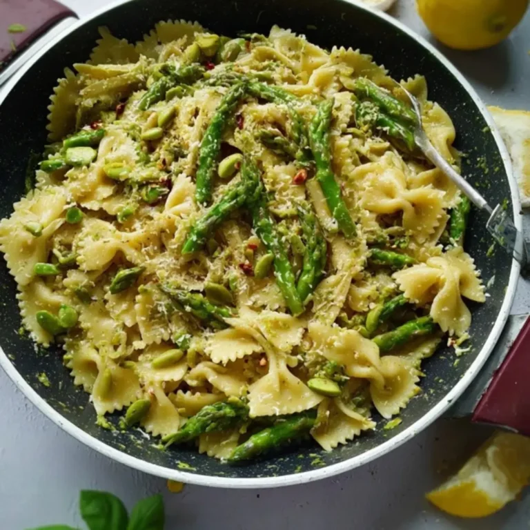 Pasta mit grünem Spargel & Zitrone