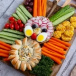 Rohkost-Hase als Oster-Snackplatte