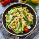 Spargelsalat mit Garnelen