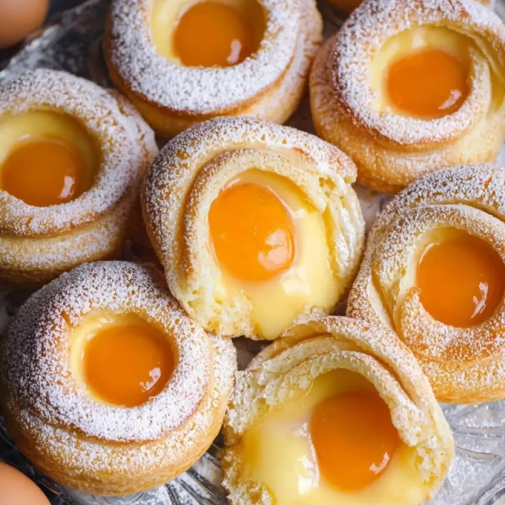 Spiegelei Puddingteilchen