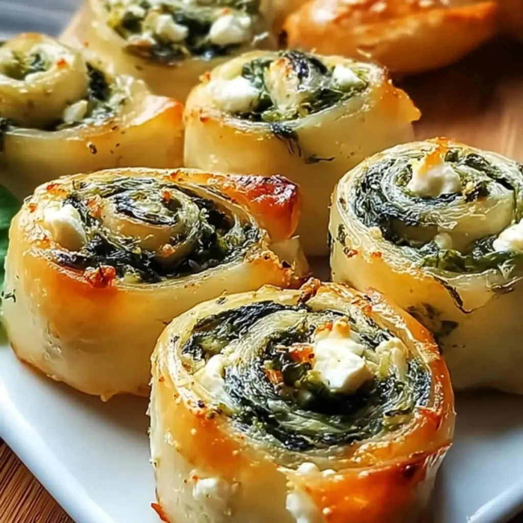 Spinat Feta Mini Rollen