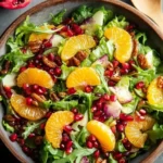 Wintersalat mit Granatapfel und Orangen