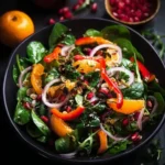 Wintersalat mit Spinat