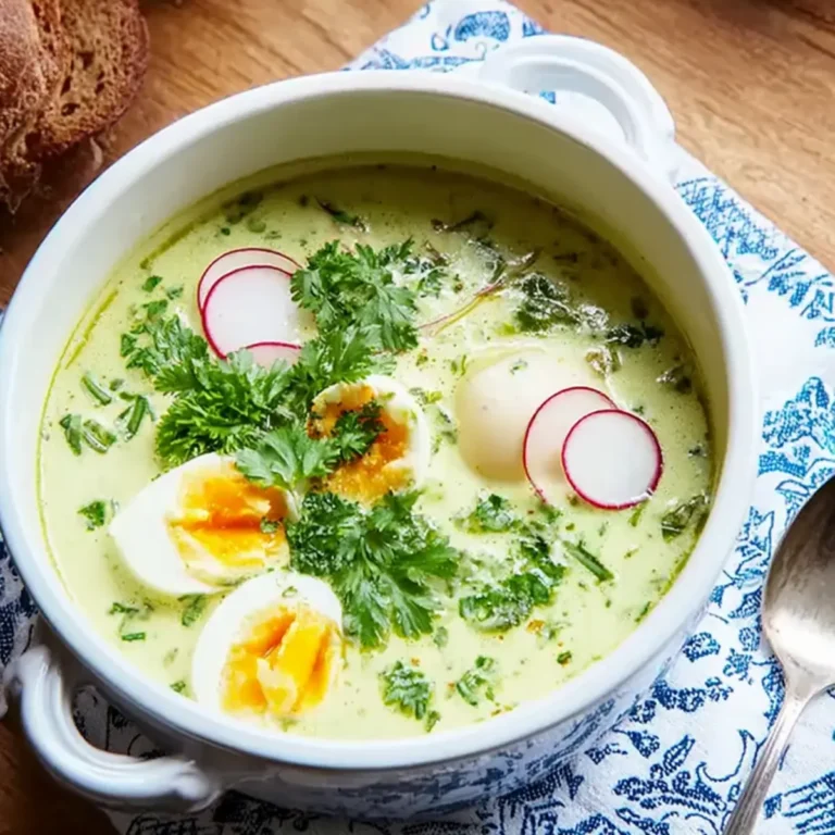 5 Kräutersuppe mit Ei