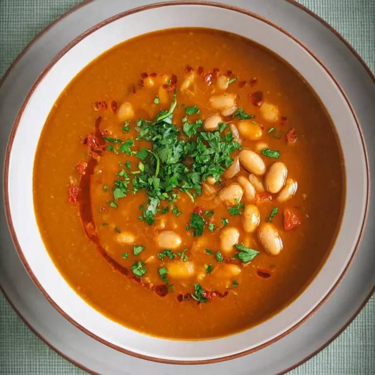 Albanische Bohnensuppe