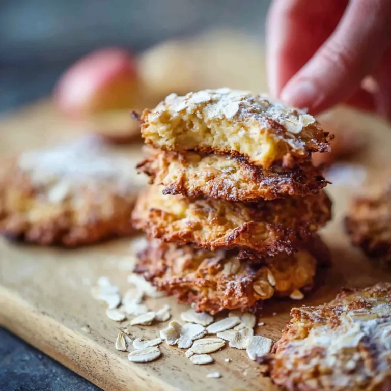 Apfel Haferflocken Kekse