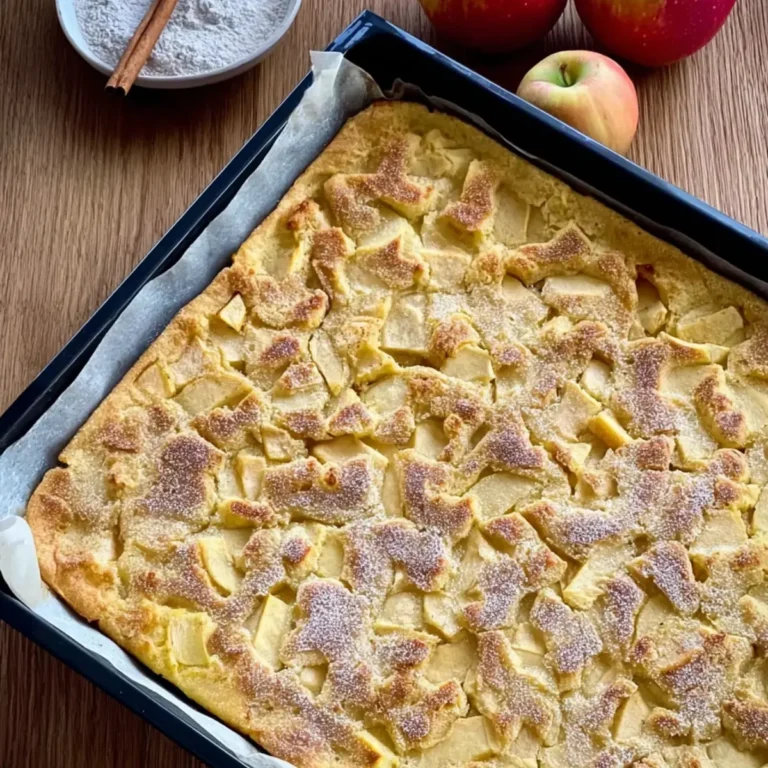 Apfelpfannkuchen aus dem Ofen