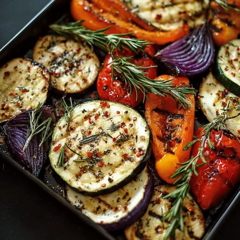 Backofen Gegrilltes Gemüse