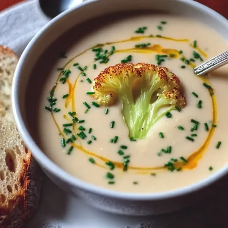 Cremige Blumenkohlsuppe