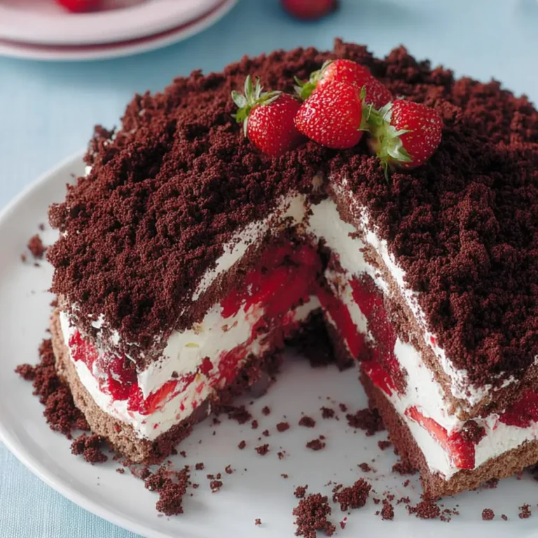 Erdbeer Maulwurf Torte