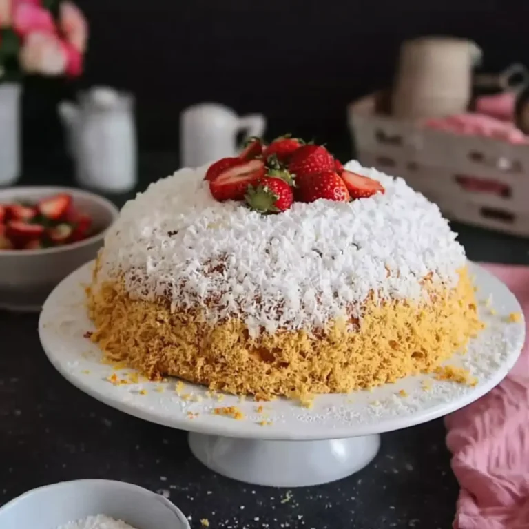 Erdbeer Maulwurfkuchen