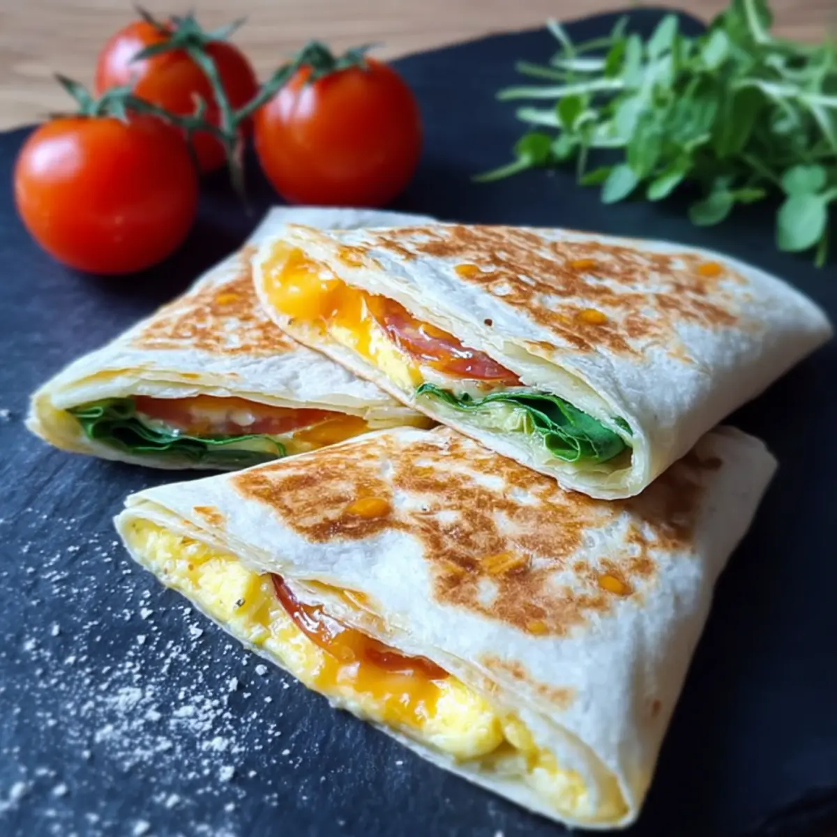 Frühstückswrap mit Ei