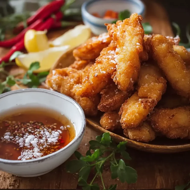 Frittierte Hähnchenbruststreifen