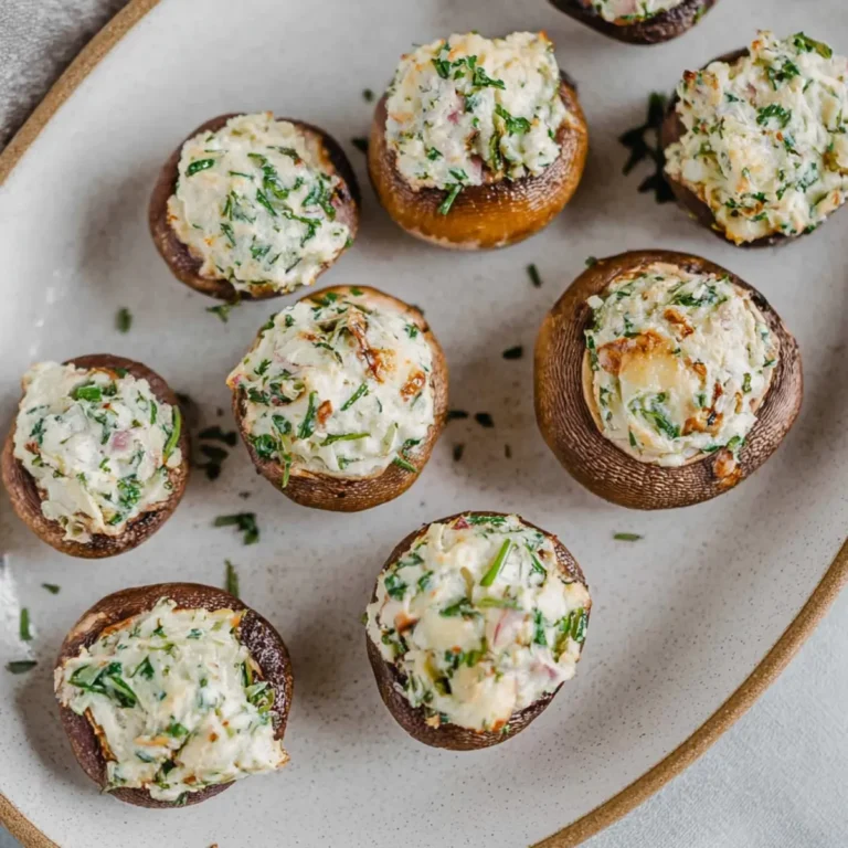Gefüllte Champignons